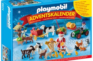 Weihnacht auf dem Bauernhof - so lautet das Motto für einen der brandneuen Playmobil Adventskalender 2015