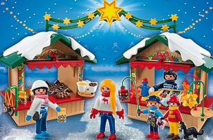 Eines der schönsten Playmobil Weihnachtsgeschenke 2015: der Playmobil Weihnachtsmarkt.