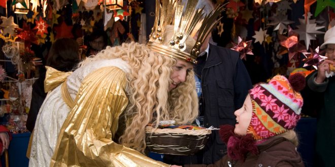 Ein unvergessliches Erlebnis: Das Treffen mit dem Nürnberger Christkind (Foto: Ralf Schedlbauer)