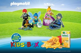 Pirat, Fee, Prinzessin oder Ritter sind als Gratis-Beigabe in der Kids-Box von Tank & Rast enthalten (nur bis 19.4.2018)